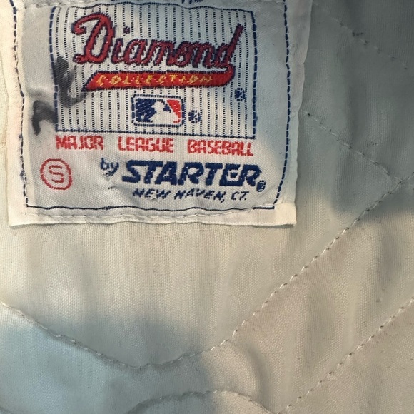 Blue Satin Jacket with Mets Logo - Picture 4 of 4